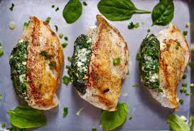 Spinach Stuffed Chicken Breasts