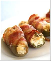 Bacon wrapped jalapeno poppers