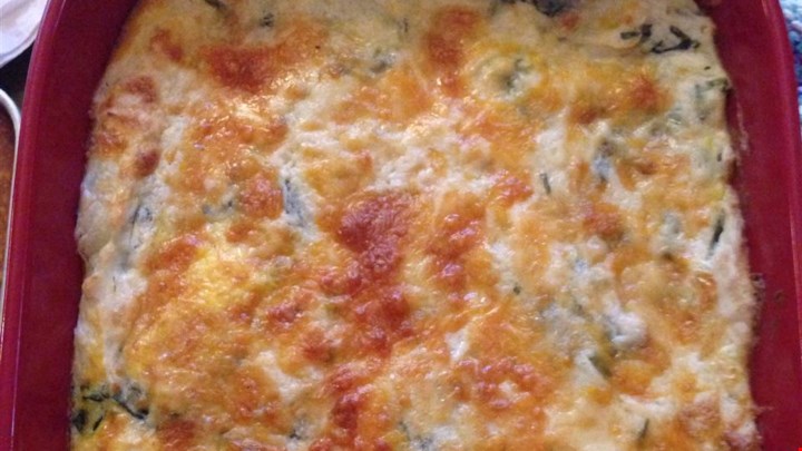 Potato Spinach Casserole